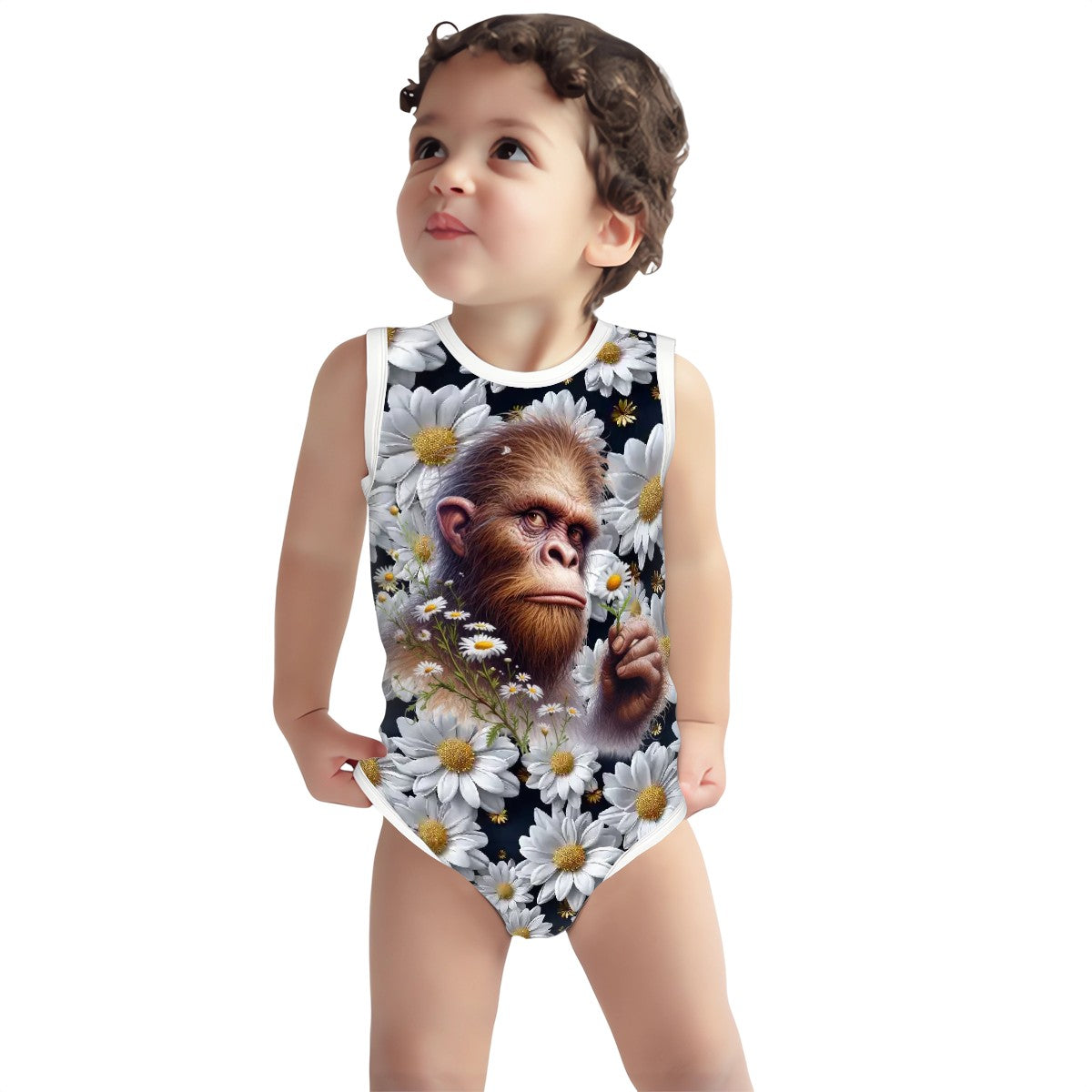 Bigfoot Sasquatch Baby & Toddler, Sleeveless Onesie – Body Suit
