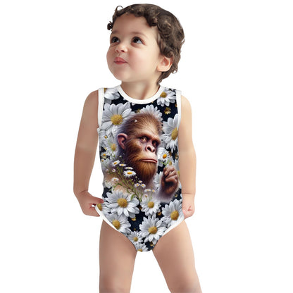 Bigfoot Sasquatch Baby & Toddler, Sleeveless Onesie – Body Suit