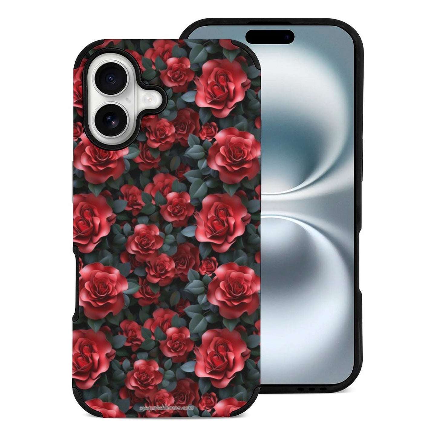 10 Flower Designs, Microfiber iPhone 16 Cases
