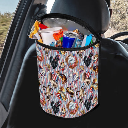 8 Patriot Designs, Bucket-Shaped Car Trash Bag