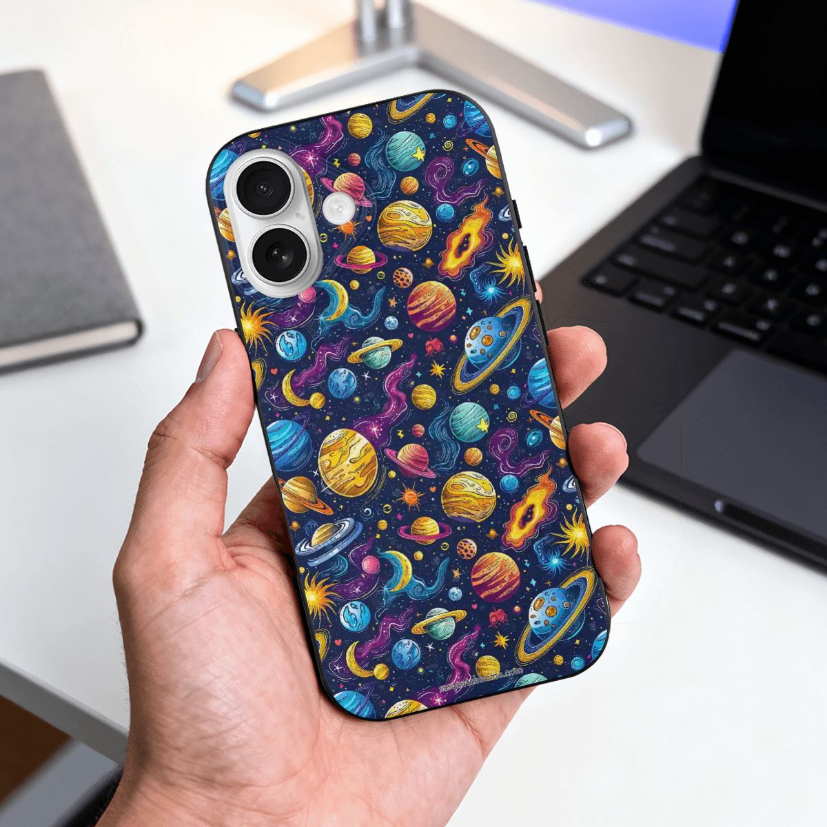 12 Galaxy Outer Space Designs, iPhone 17 Thermoplastic Polyurethane Phone Case