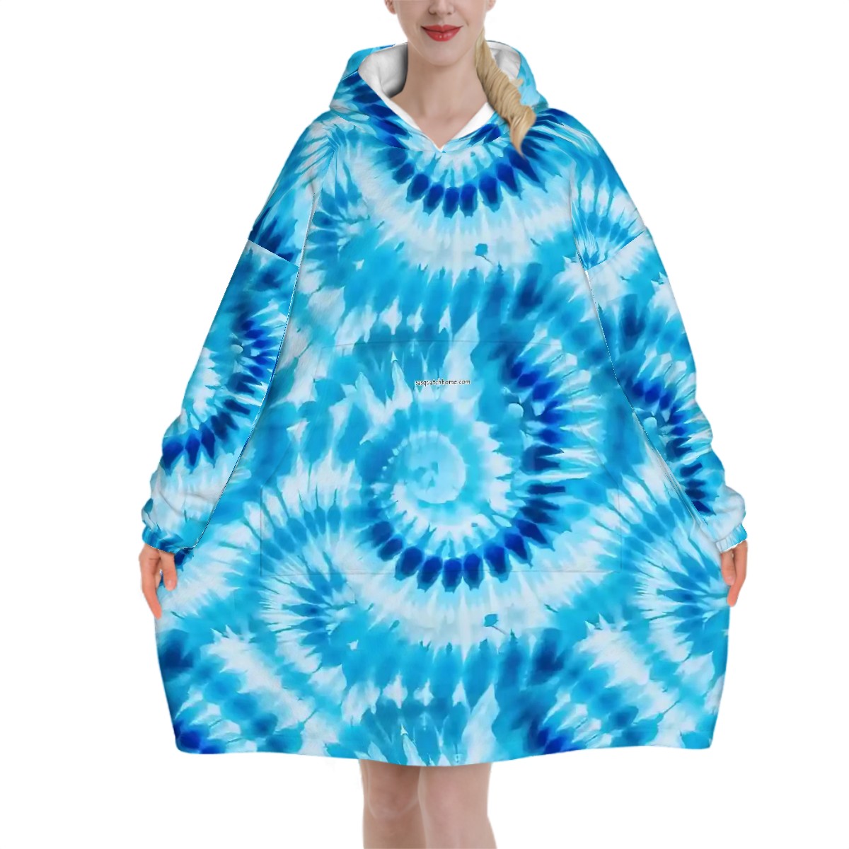Beautiful Tie Dye Adult Blanket Hoodies, Hoodie Blankets, Blankets