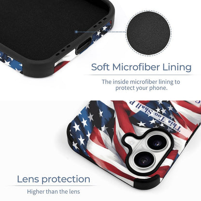 Charlie Kirk Memorial Microfiber Case for iPhone 16 Series