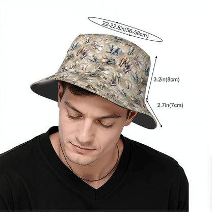 10 Animal Designs, Adult Bucket Hat