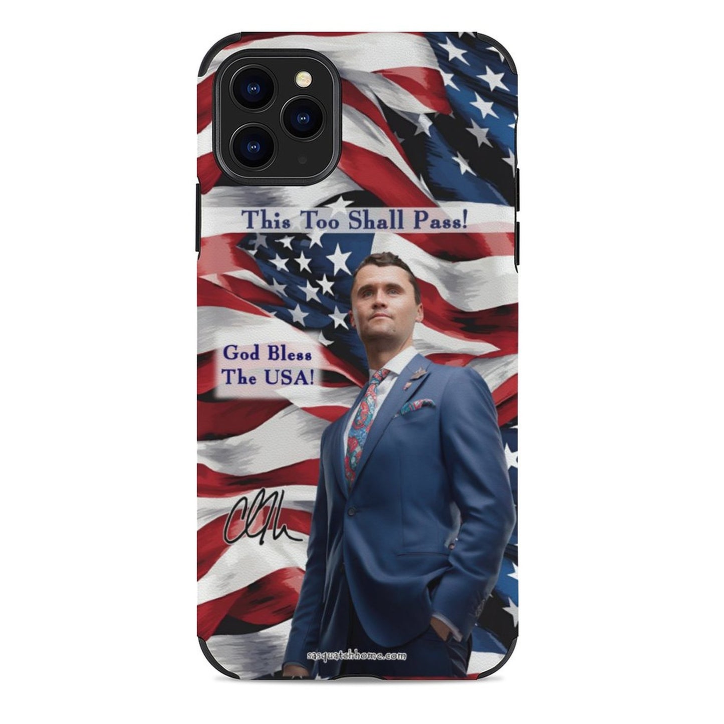 Charlie Kirk Memorial, Microfiber iPhone 11 Series