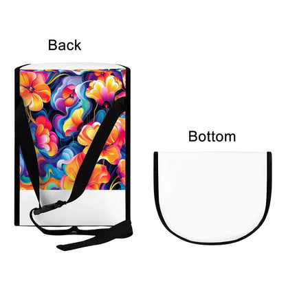 Hawaiian Dancing Bigfoot / Sasquatch, Bucket-Shaped Car Trash Bag, Tiki