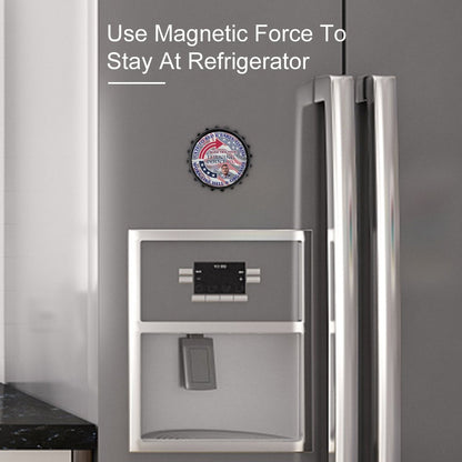 Charlie Kirk, Turning Point, Memorial, 3” Magnetic Can Opener / Coaster / Fridge Decor