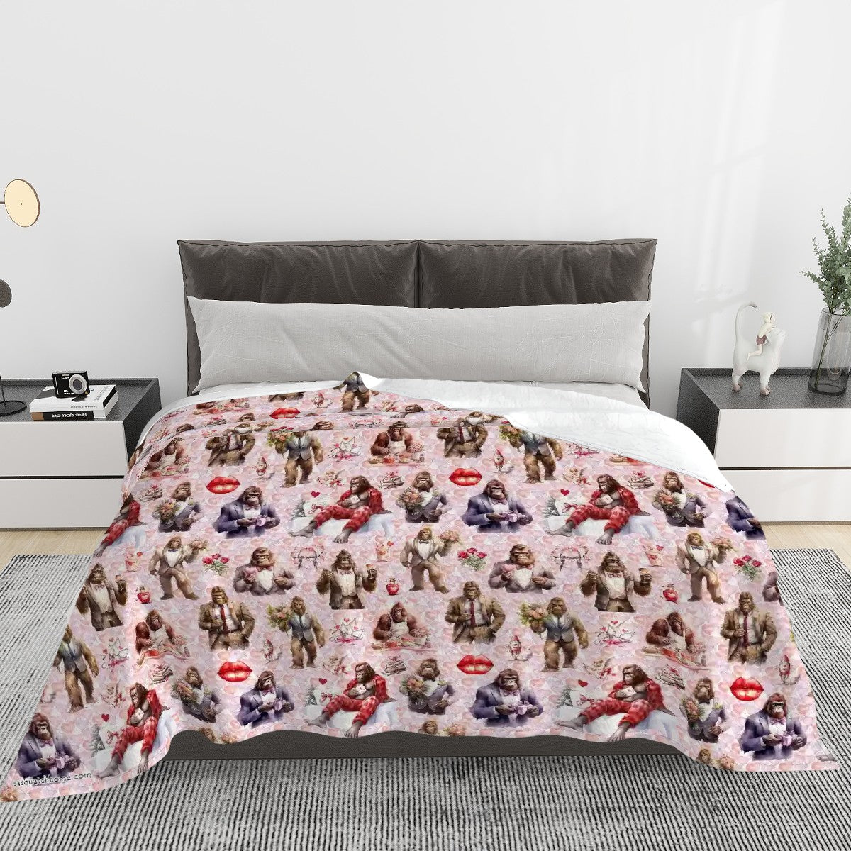 Sasquatch / Bigfoot 19 Designs - Soft Flannel Throw Blanket