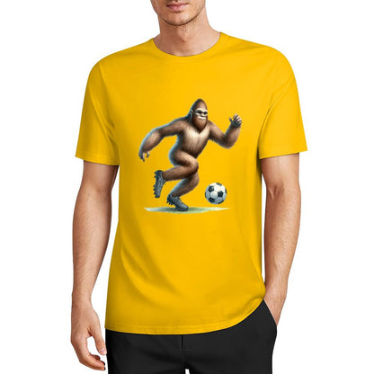 Bigfoot - Sasquatch Soccer (football) Short Sleeve Cotton T-Shirt