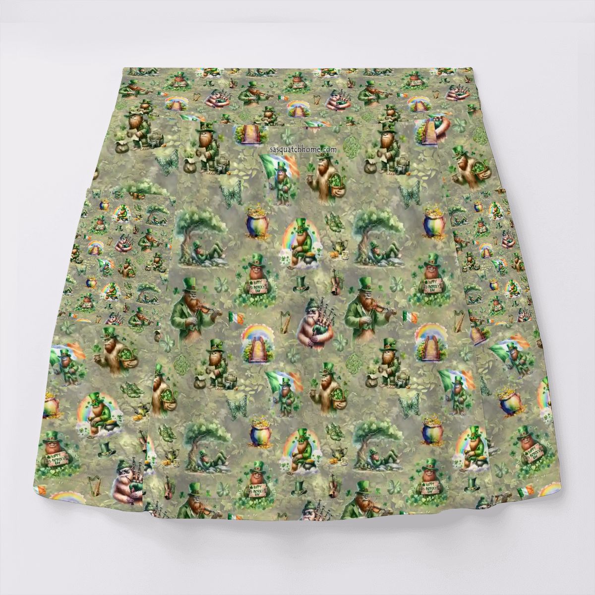 10 Bigfoot / Sasquatch Designs, Women’s Milk Silk Sports Skorts with Pockets