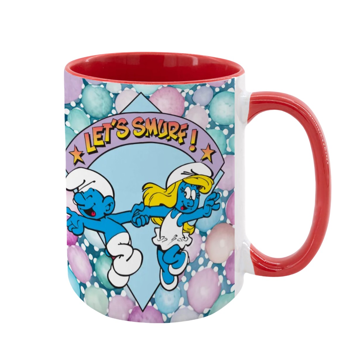Smurf, Large 15 Ounce Colorful Mugs – Made In USA