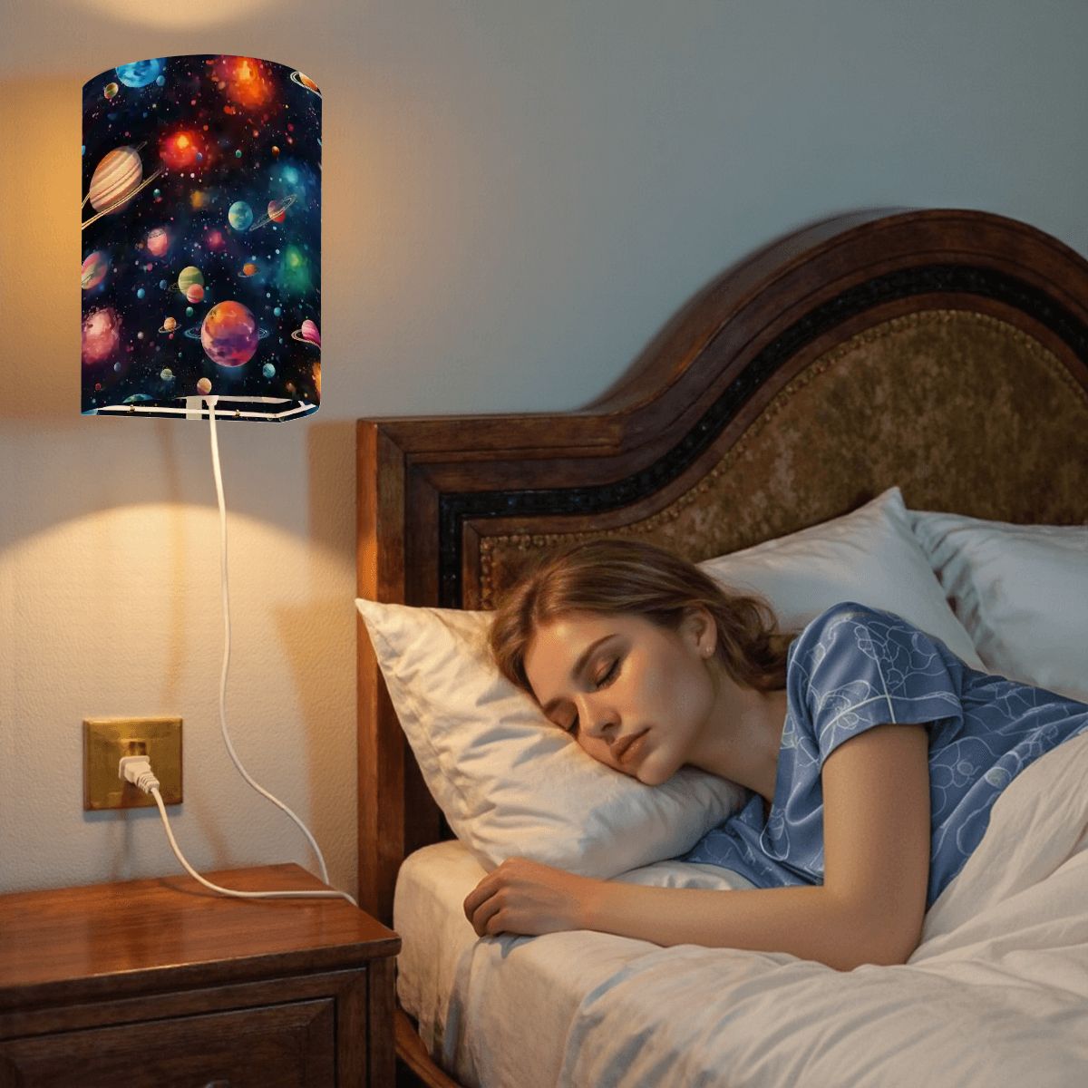 12 Space Designs, Wall Sconces, Set of 2, Plug In