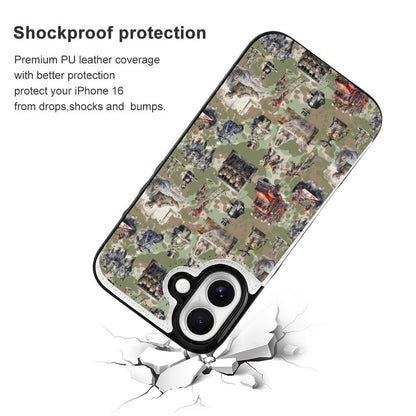 20 Misc Designs, iPhone 16 Faux Leather Wallet Case