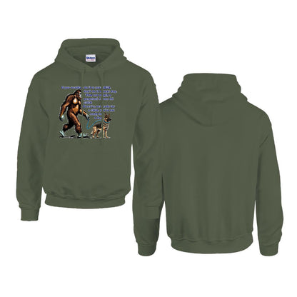 Sasquatch, Bigfoot Design, Gildan 18500 Poly-Cotton Hoodie