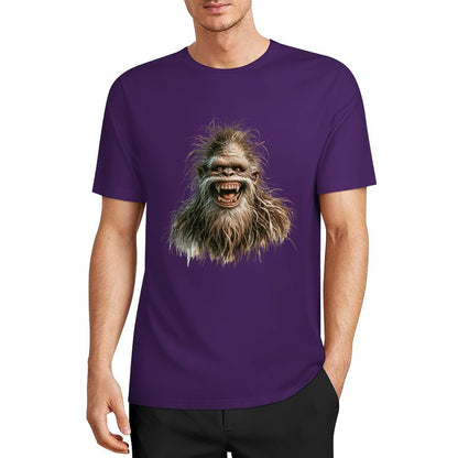 Bigfoot - Sasquatch Silly Short Sleeve Cotton T-Shirt