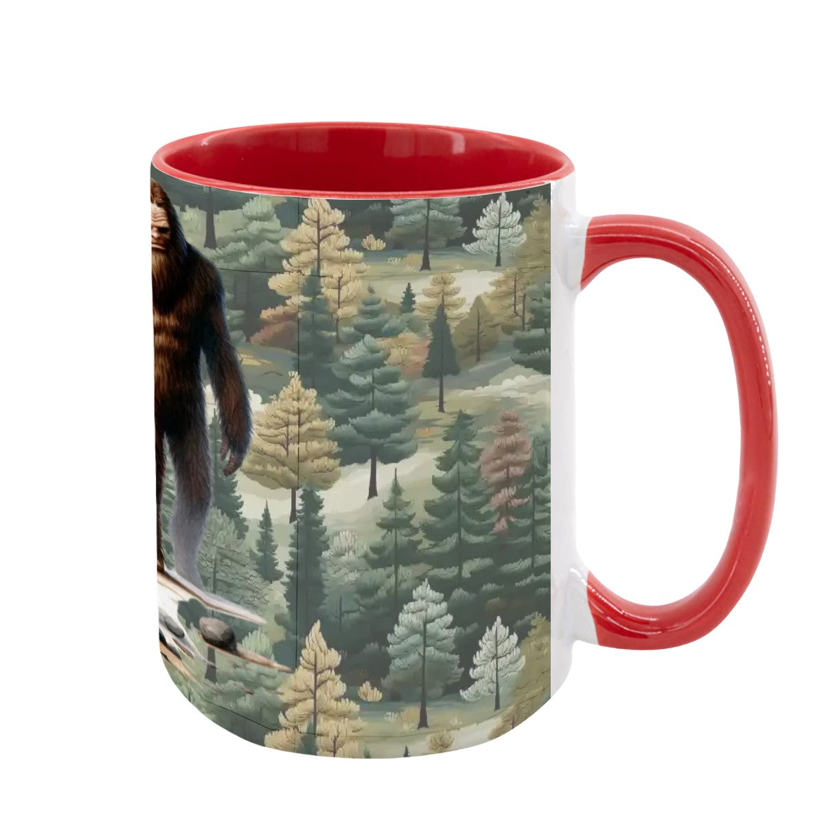 Sarcastic Sasquatch "Boo f_cking hoo", Large 15 Ounce Colorful Mugs – Made In USA