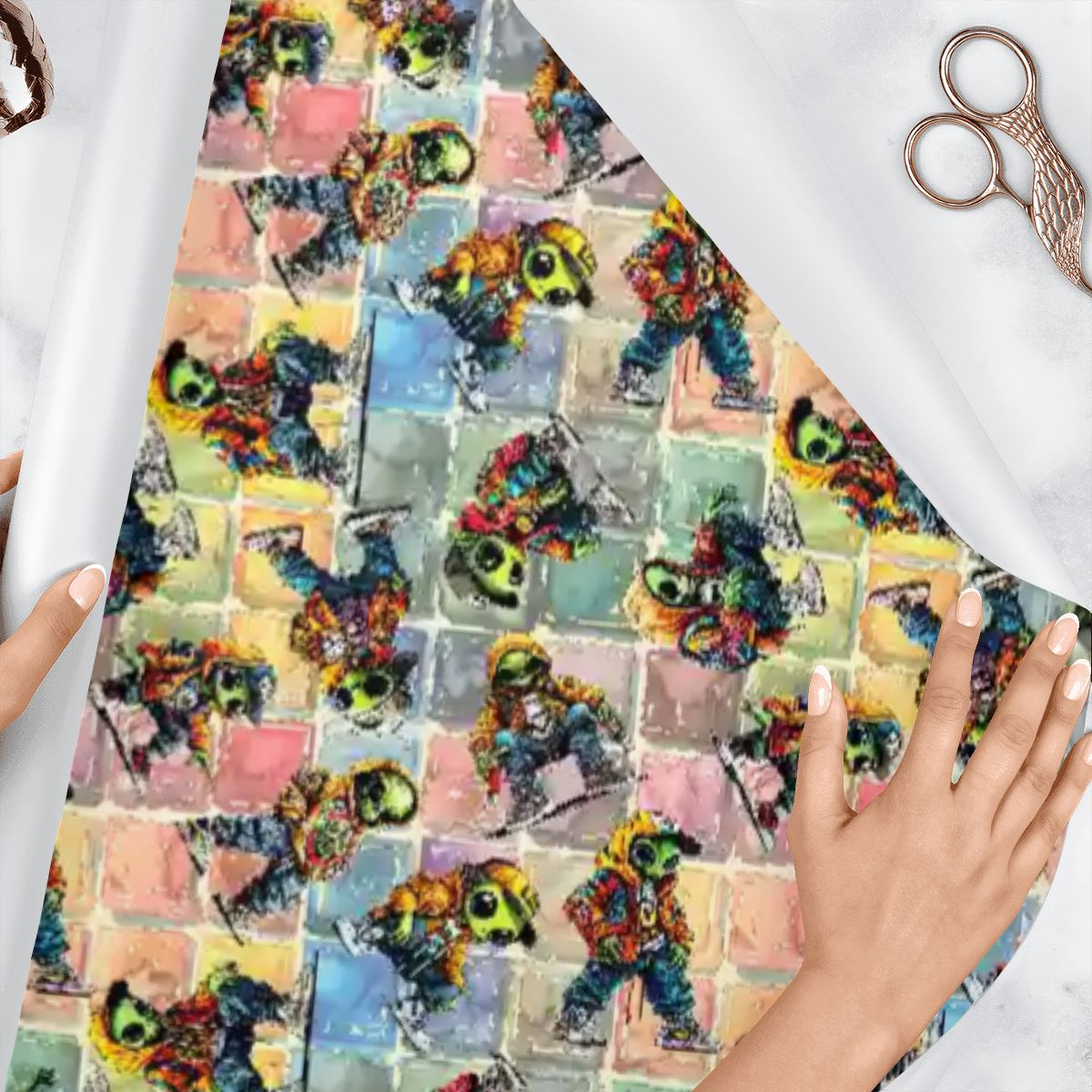 6 Alien Designs, 3 Pack Gift Wrapping Paper Sheets