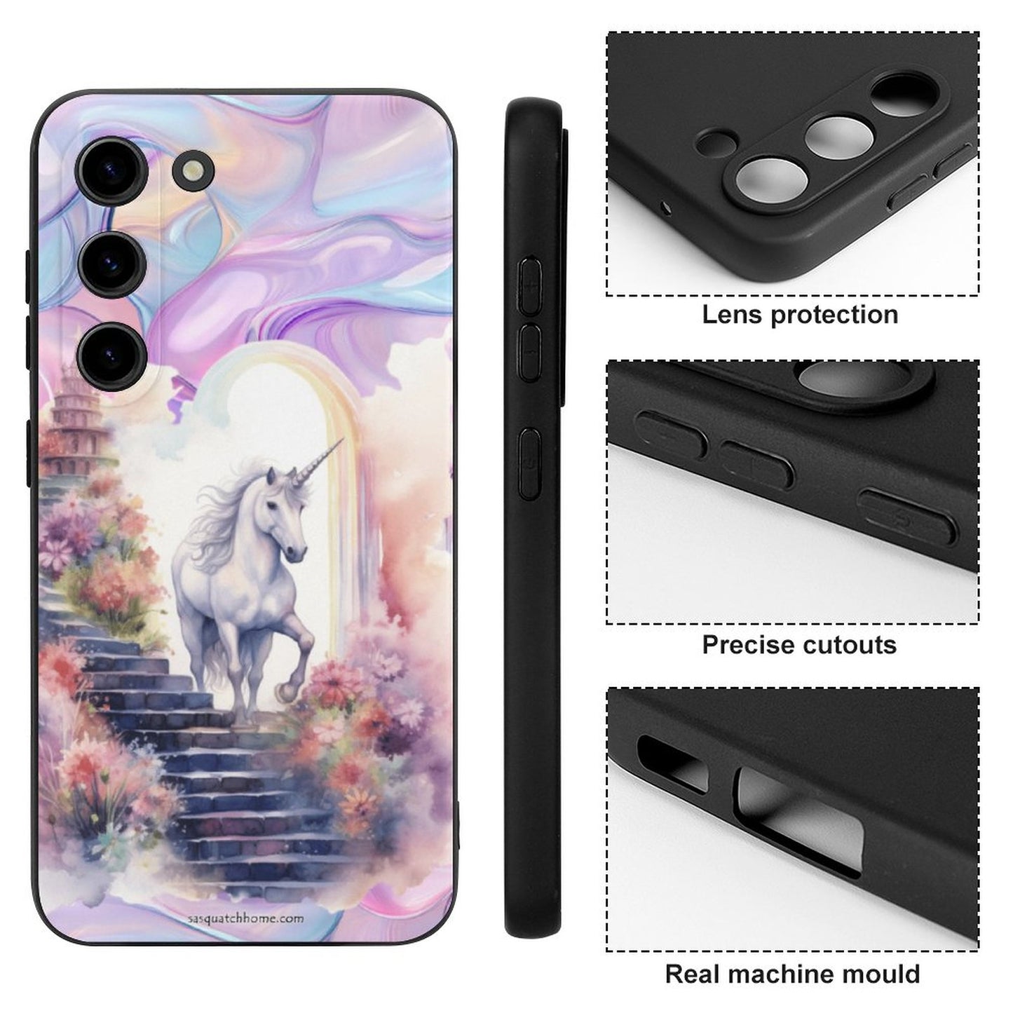 Unicorn, Samsung S23 Series TPU Cell Phone Case
