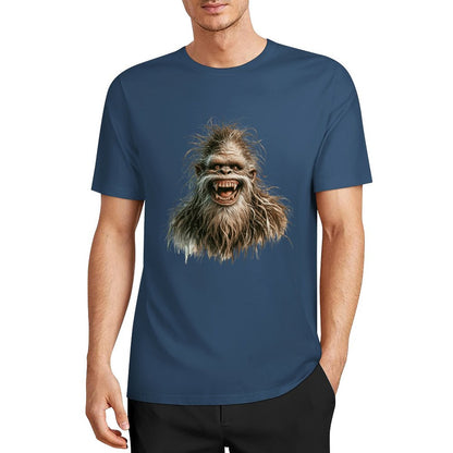 Bigfoot - Sasquatch Silly Short Sleeve Cotton T-Shirt
