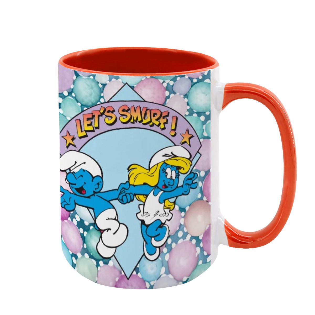 Smurf, Large 15 Ounce Colorful Mugs – Made In USA