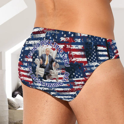 Donald Trump, "I'm not insulting you..." Men’s Silk Briefs Underwear