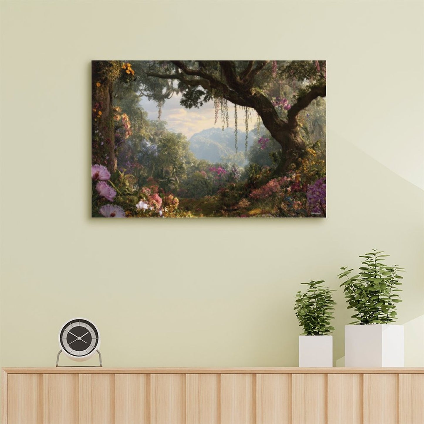 Forest Portal, Vintage Framed Canvas Art - 2 Sizes – Made in the USA