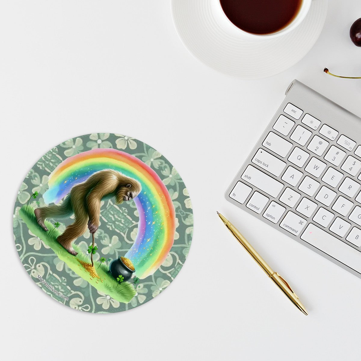 Mouse pad, anti slip mouse pad, computer mouse, sasquatch mouse pad, bigfoot mouse pad