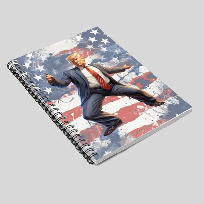 Dancing Donald Trump Spiral Notebook