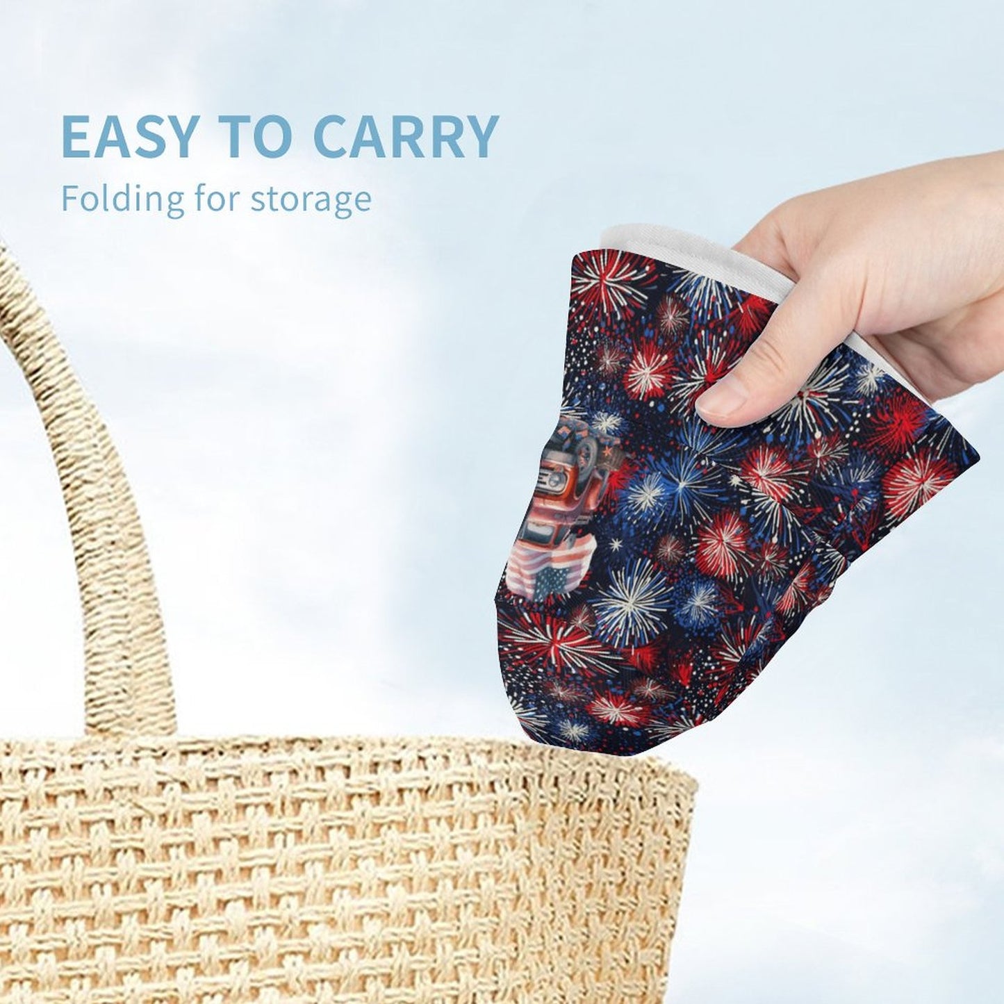 Patriot Bigfoot / Sasquatch on Truck, Kid’s Bucket Hat