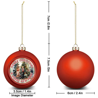 Don & Melania Trump, Christmas Ball Ornament, Tree Decoration, Holiday Décor