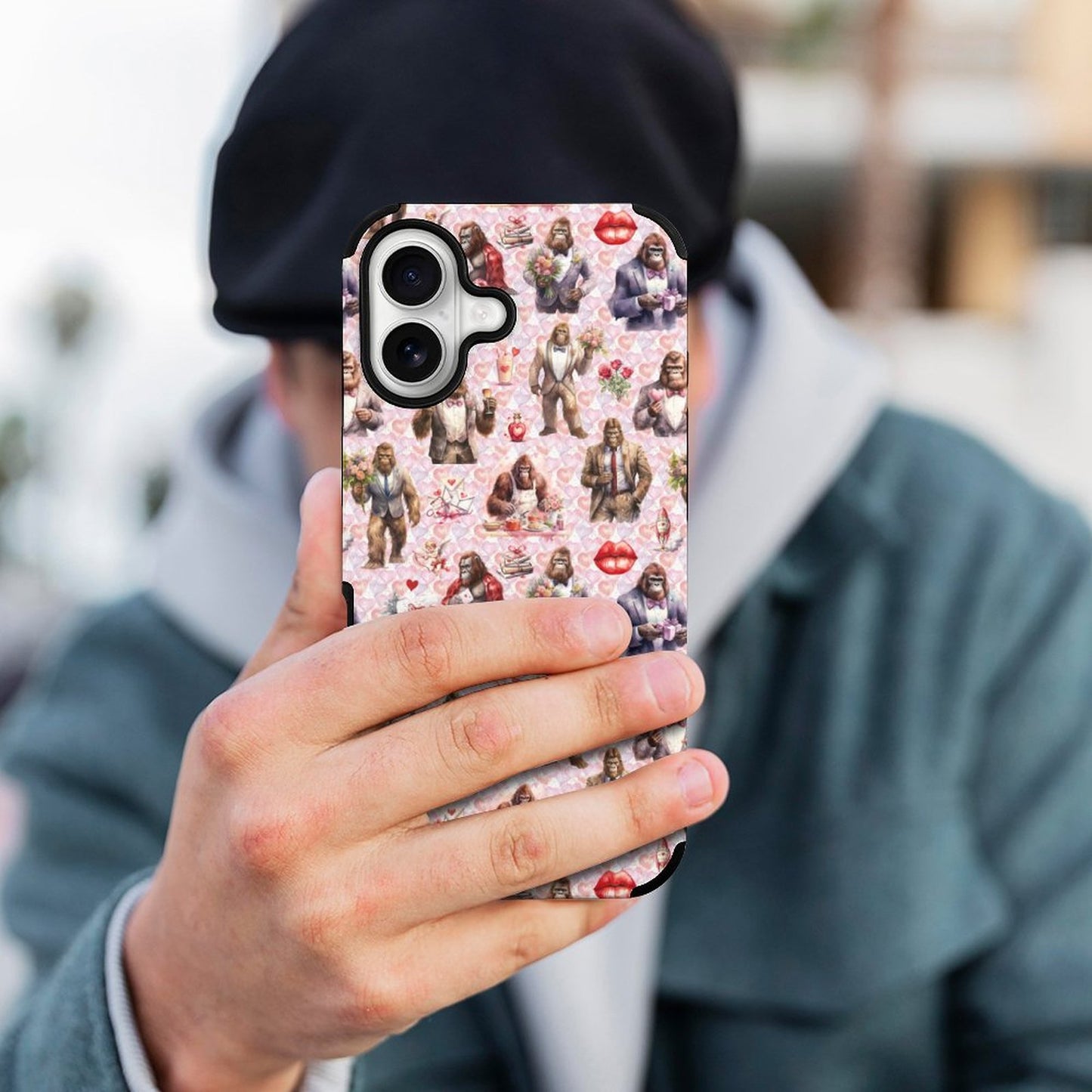 20 Bigfoot / Sasquatch Designs, Microfiber iPhone 16 Cases