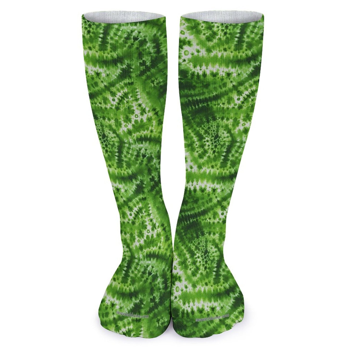 19 Tie Dye Designs, 15.5 Inch Tube Socks