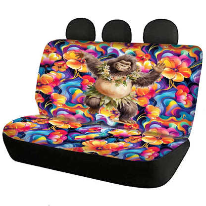 Hawaiian Bigfoot / Sasquatch, Car Seat Covers, Full 7 Piece Set