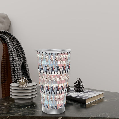 Donald Trump, MAGA Themed 20 oz Travel Coffee Mug w/ Straw & Brush Options