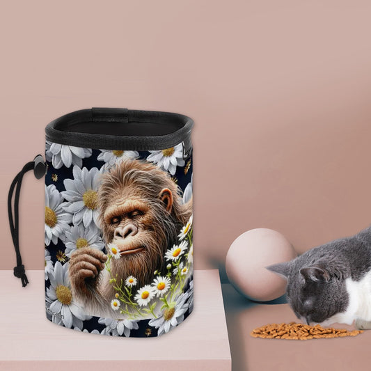 Bigfoot, Sasquatch Daisies, Pet Toy & Treat Pouch / Purse