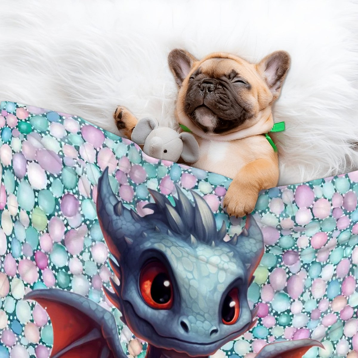 Fluffy, Soft Dog Blanket, Baby Dragon
