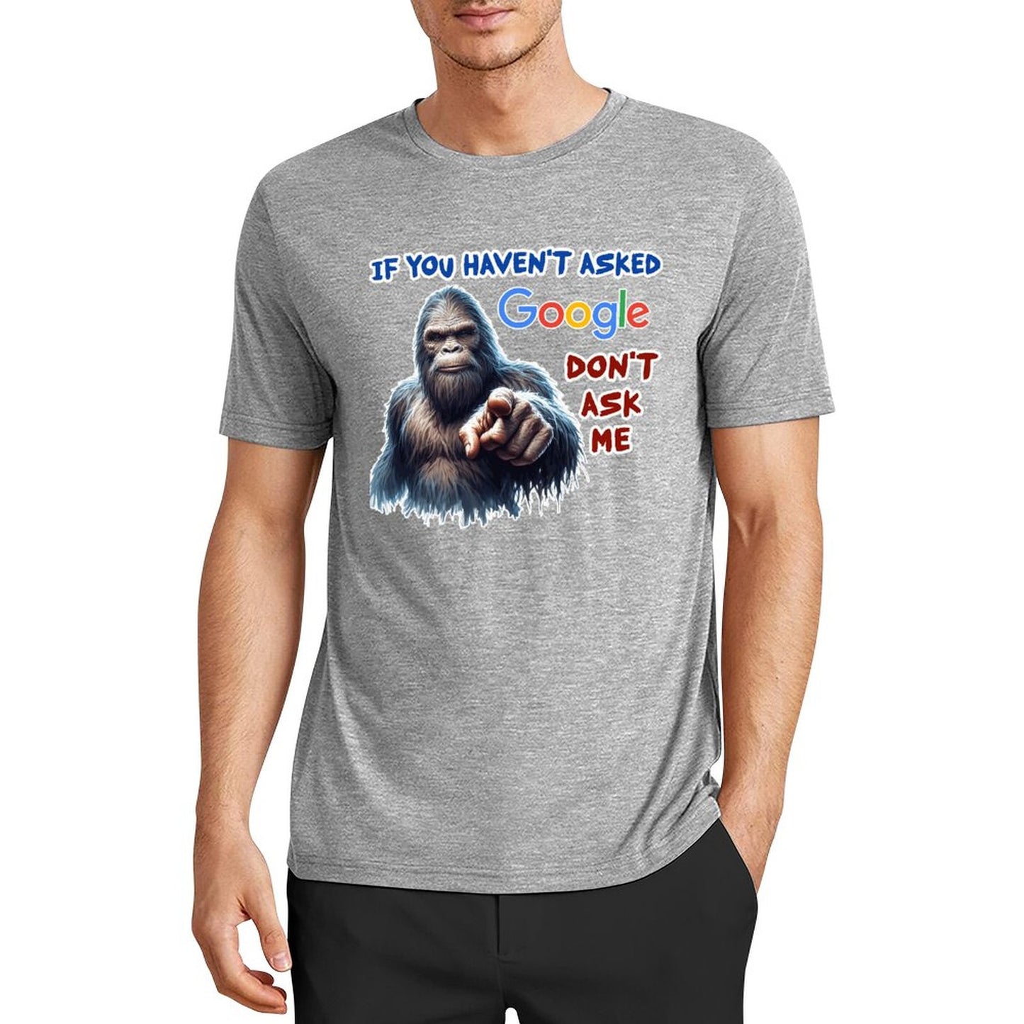 DTF 160gsm Cotton Men's Short Sleeve T-shirt (Front Printing)