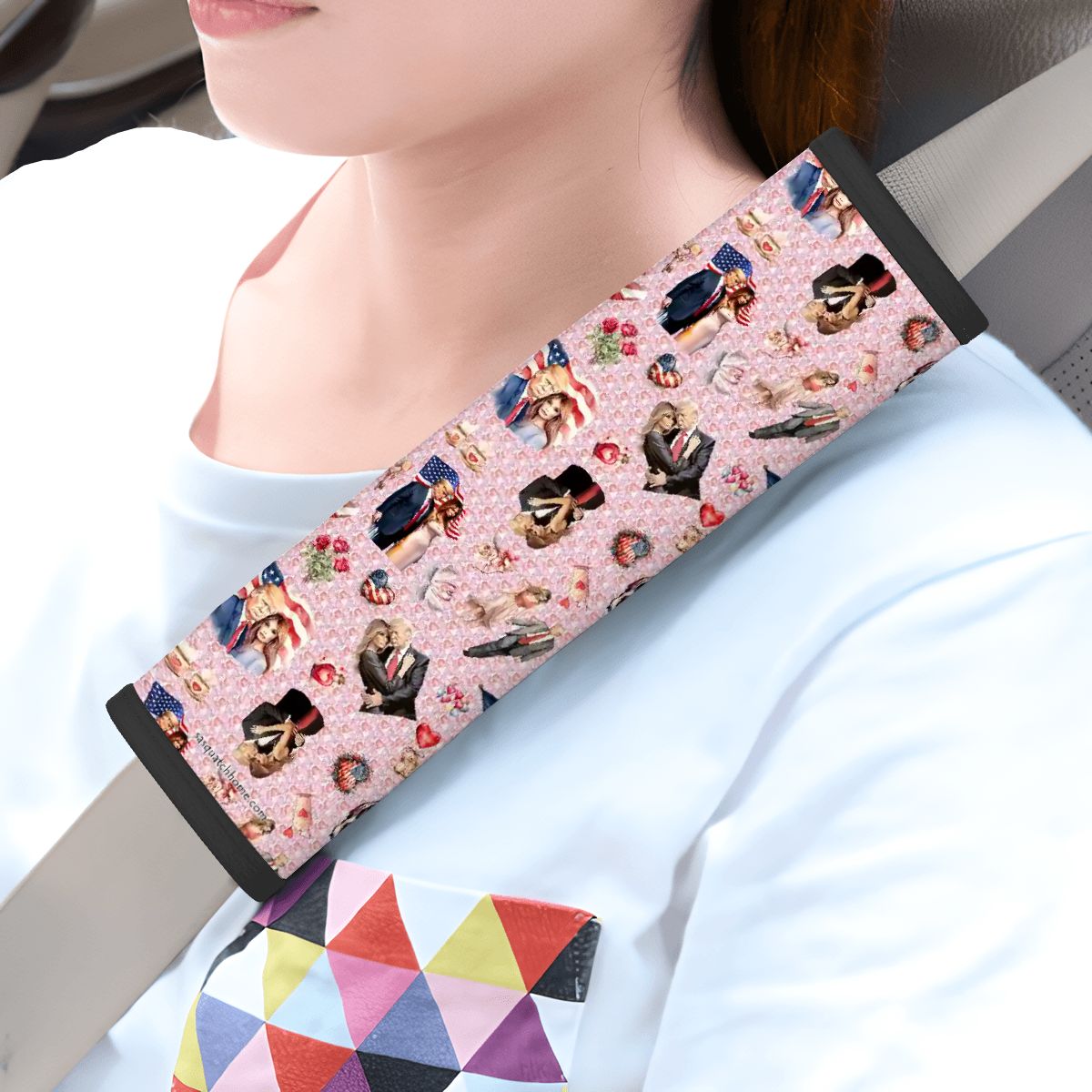 20 Donald Trump Designs, Seat Belt Cover Pad For Adults 2 Pcs