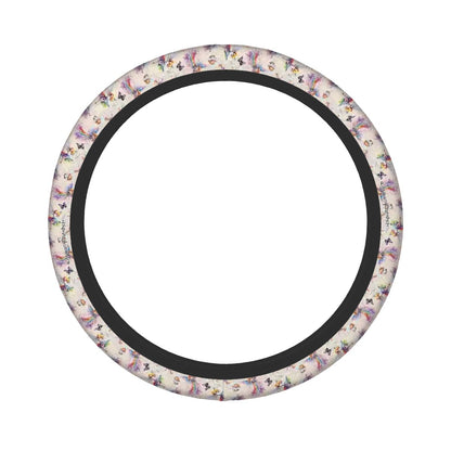 6 Fairy Designs, Rugged Auto Steering Wheel Cover - 15"