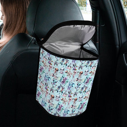6 Alien Designs, Bucket-Shaped Car Trash Bag