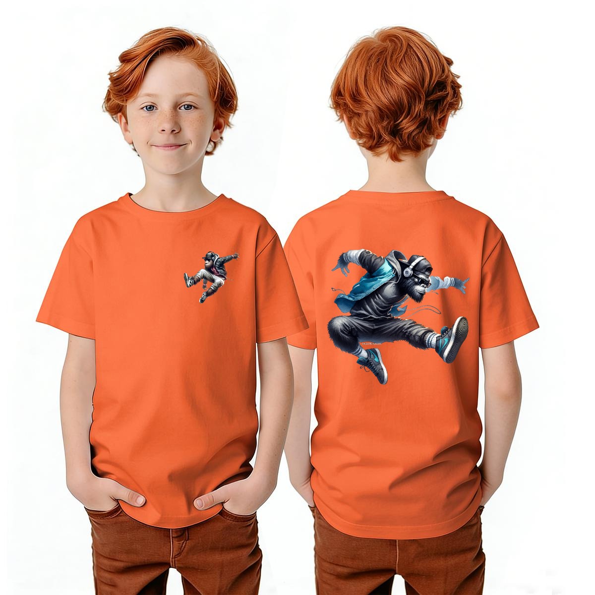 Bigfoot Sasquatch Designs, Kid’s Double Sided Gildan 5000B T Shirt