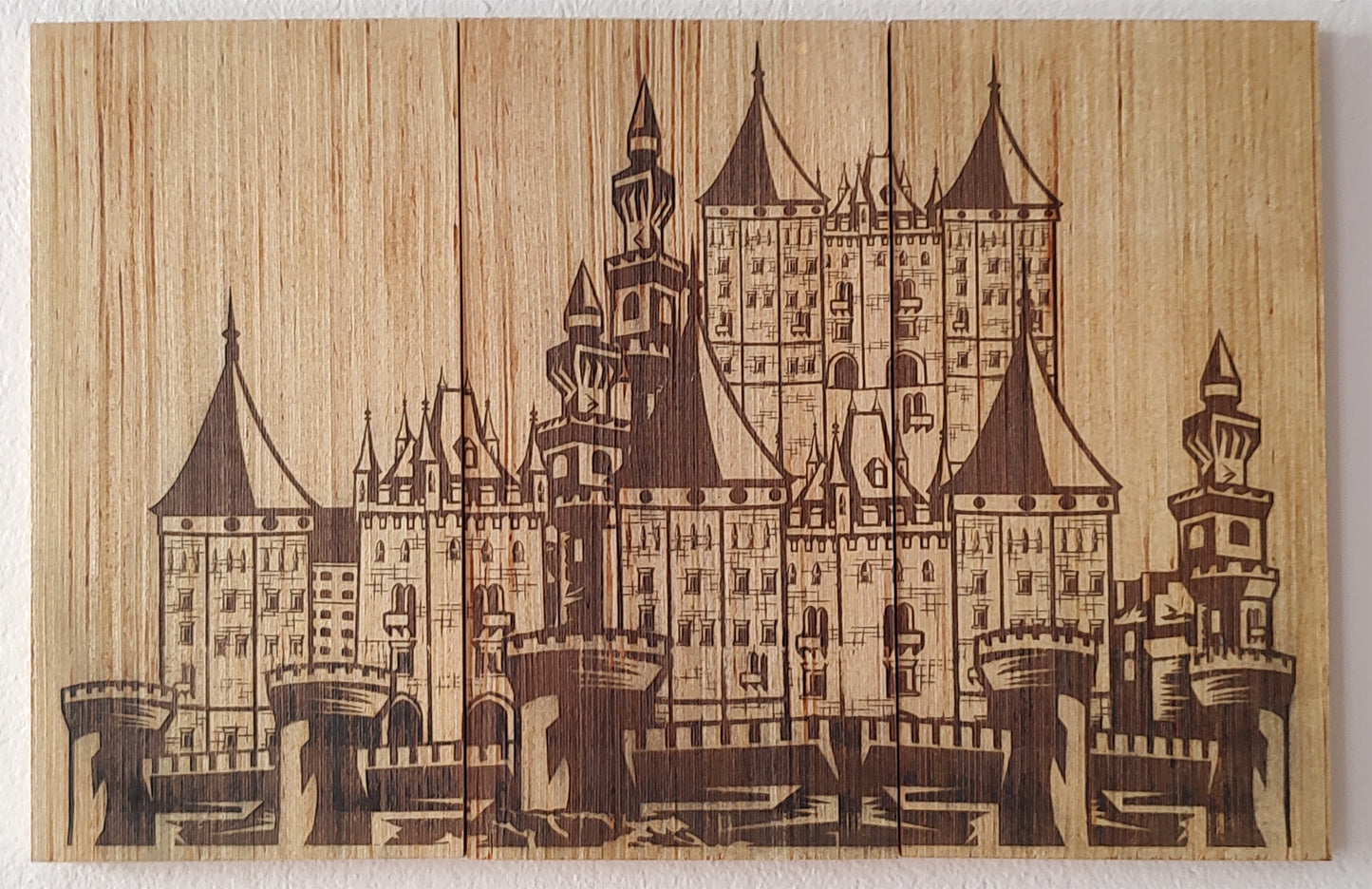 3 Piece Art Board Set - Castle - 10" x 15"