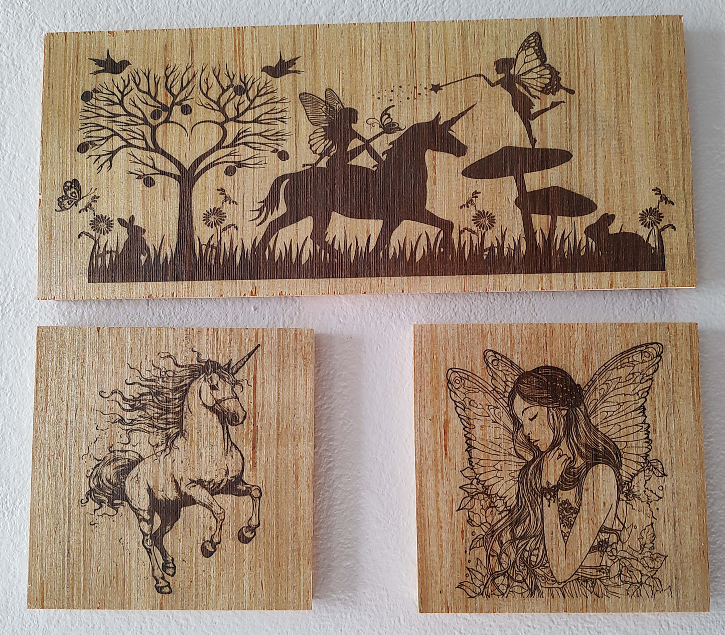 3 Piece "Fairy" Art Board Set - 2 x 1