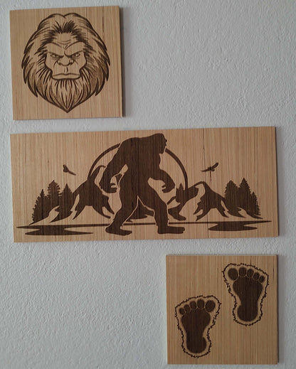 3 Piece "Sasquatch" Art Board Set - 2 x 1
