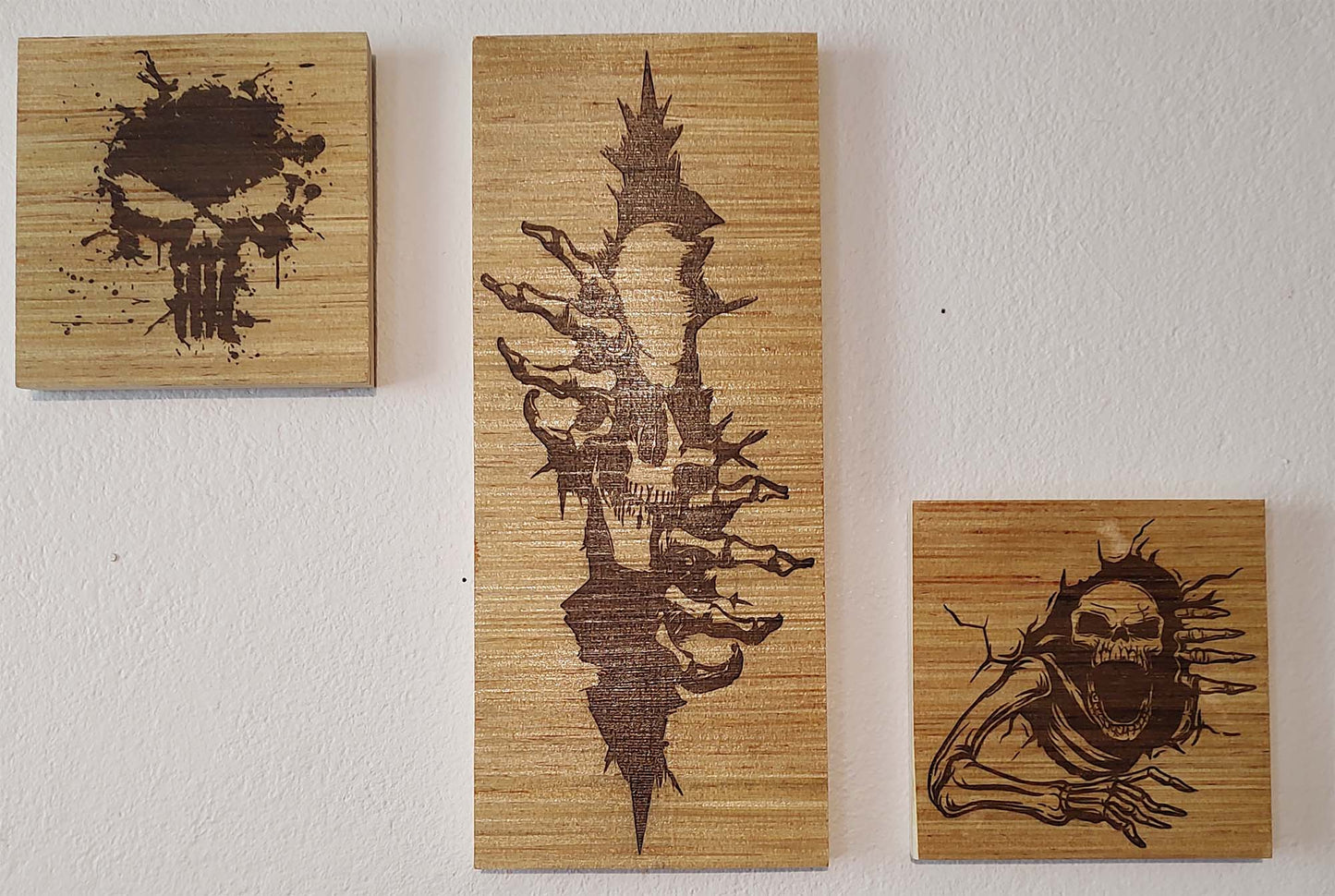 3 Piece "Skeleton" Art Board Set - 2 x 1
