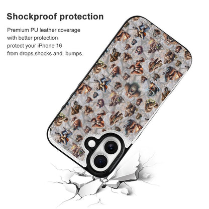 20 Bigfoot / Sasquatch Designs, iPhone 16 Faux Leather Wallet Case