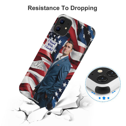 Charlie Kirk Memorial, Microfiber iPhone Case for iPhone 11 Series