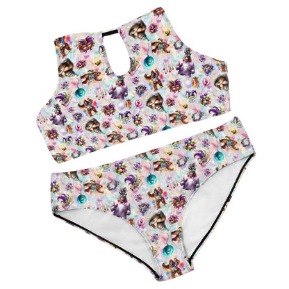 20 Bigfoot / Sasquatch Designs, Plus Size High-Waisted Bikini Customized Services