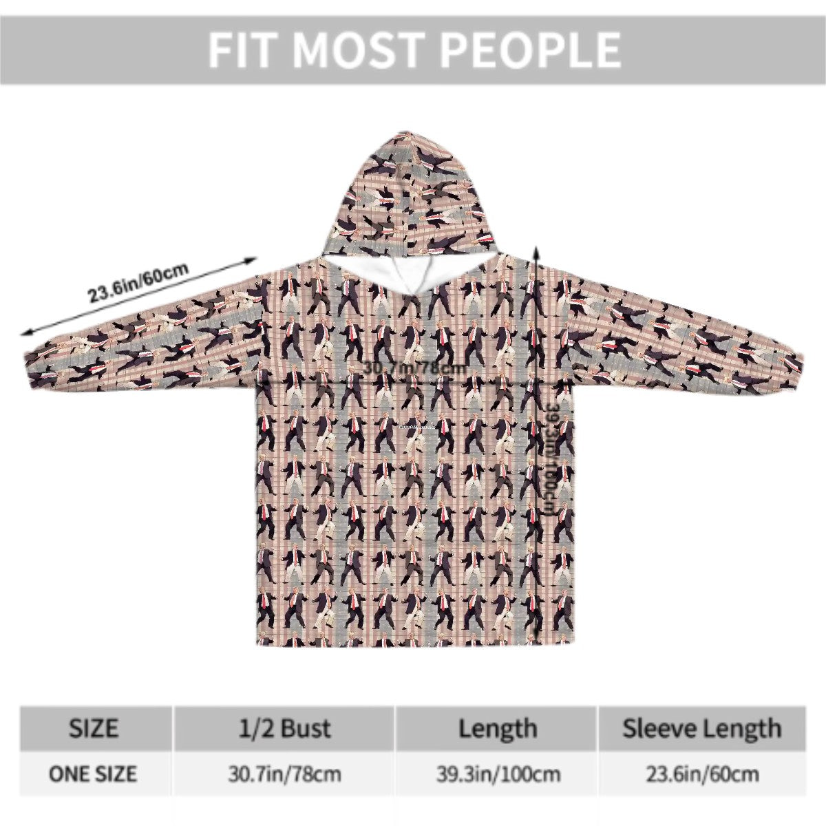 Donald Trump, MAGA Themed Adult Blanket Hoodies - 20 Designs!