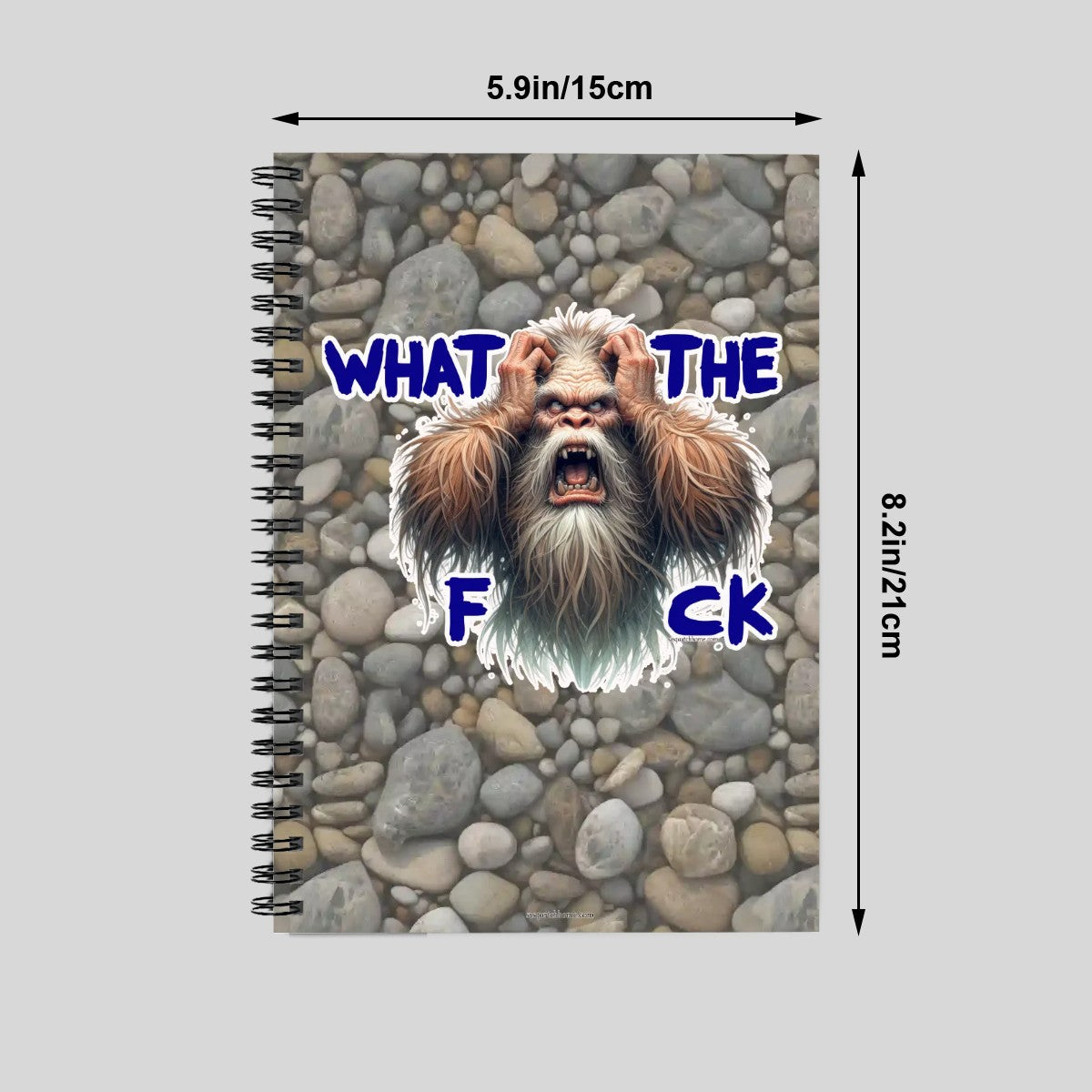 Bigfoot, Sasquatch, "WTF" Spiral Notebook
